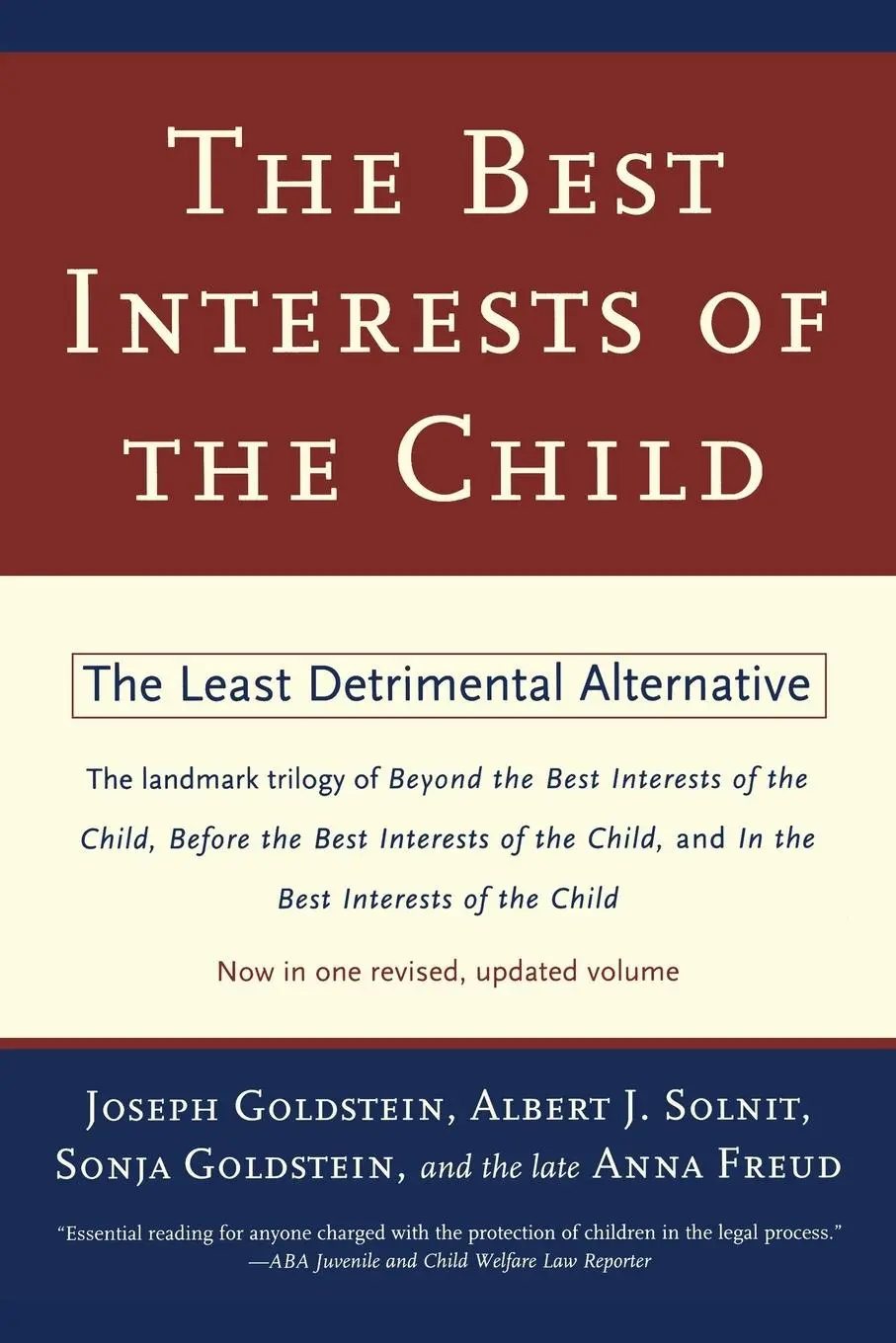 Cover: 9780684835464 | The Best Interests of the Child | The Least Detrimental Alternative
