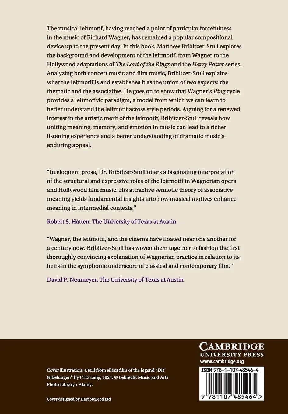 Rückseite: 9781107485464 | Understanding the Leitmotif | Matthew Bribitzer-Stull | Taschenbuch