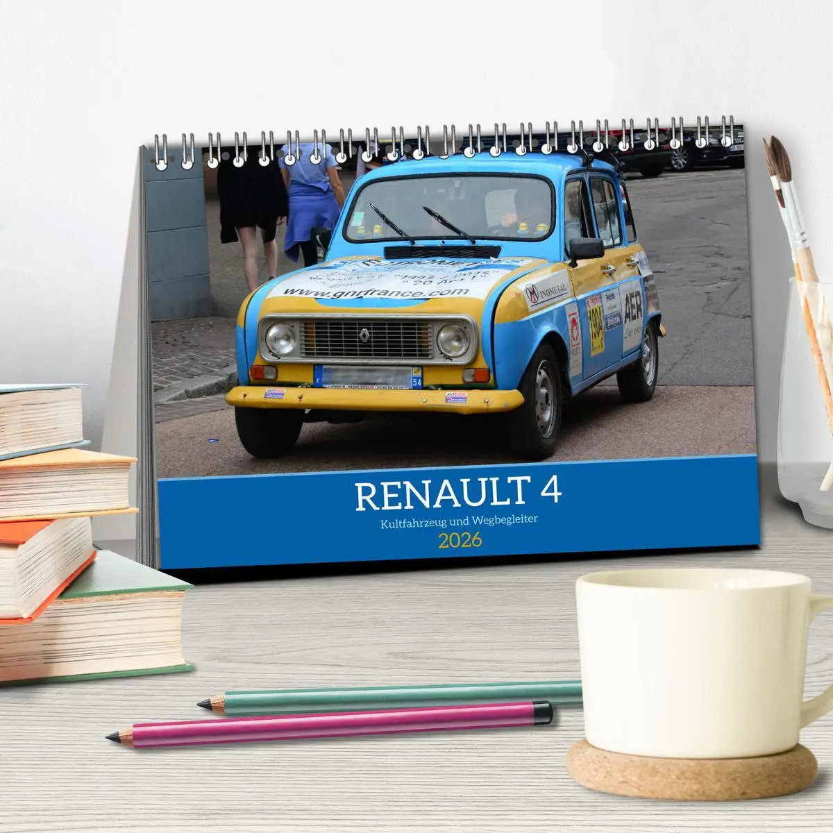 Bild: 9783457515464 | Renault 4 - Kultfahrzeug und Wegbegleiter (Tischkalender 2026 DIN...
