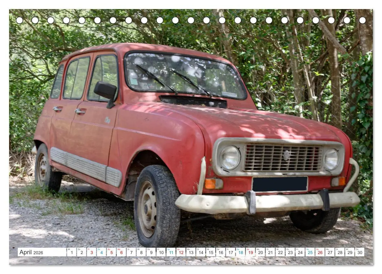 Bild: 9783457515464 | Renault 4 - Kultfahrzeug und Wegbegleiter (Tischkalender 2026 DIN...