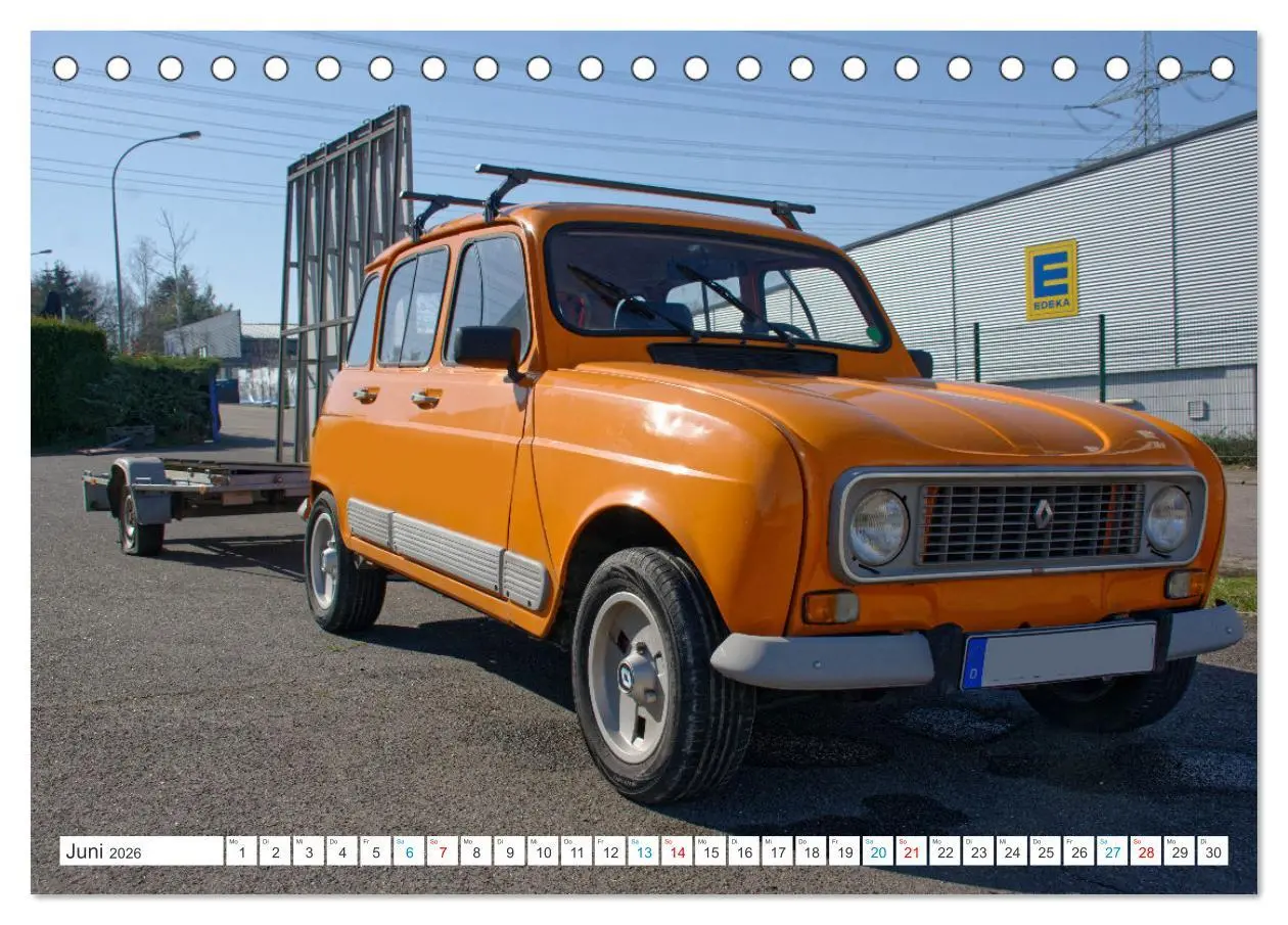 Bild: 9783457515464 | Renault 4 - Kultfahrzeug und Wegbegleiter (Tischkalender 2026 DIN...
