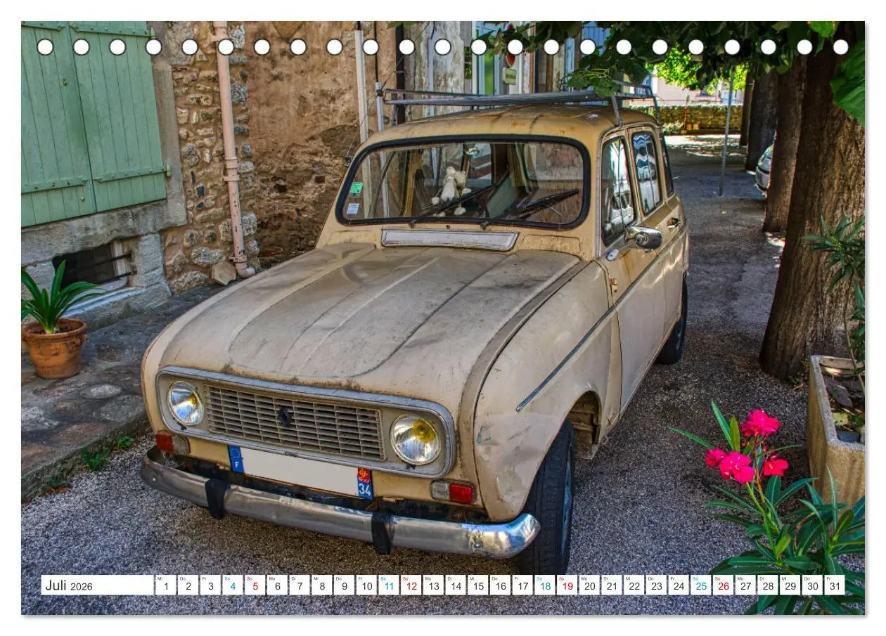 Bild: 9783457515464 | Renault 4 - Kultfahrzeug und Wegbegleiter (Tischkalender 2026 DIN...