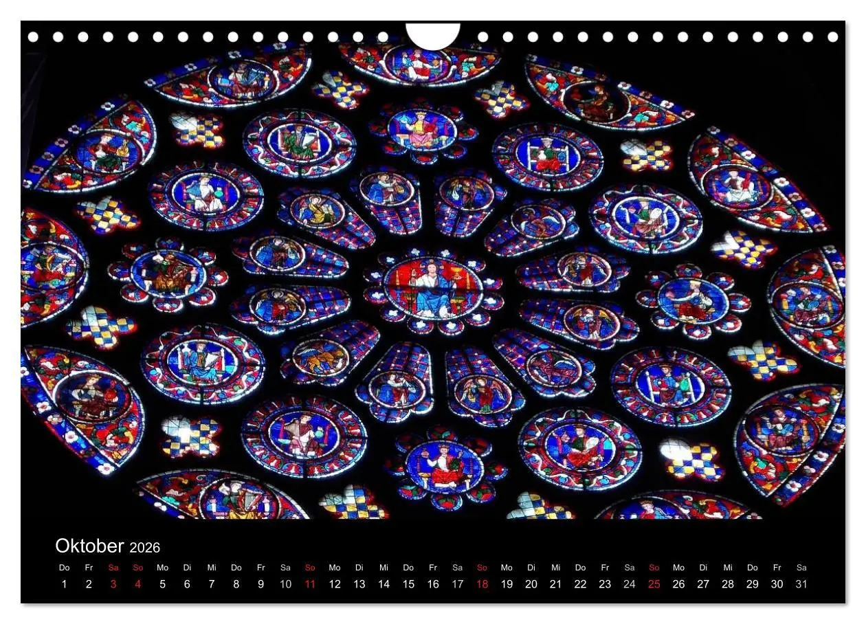 Bild: 9783516225464 | Bilder aus Licht - Notre Dame de Chartres (Wandkalender 2026 DIN A4...