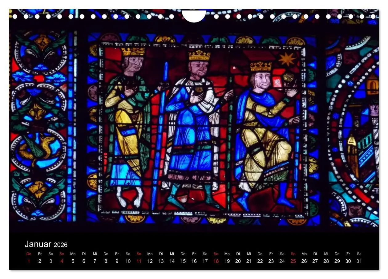 Bild: 9783516225464 | Bilder aus Licht - Notre Dame de Chartres (Wandkalender 2026 DIN A4...