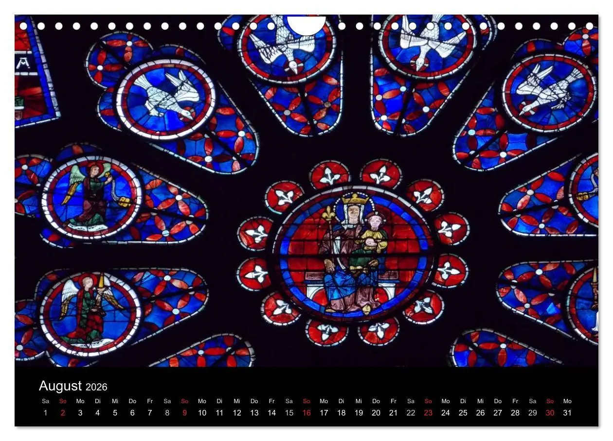 Bild: 9783516225464 | Bilder aus Licht - Notre Dame de Chartres (Wandkalender 2026 DIN A4...
