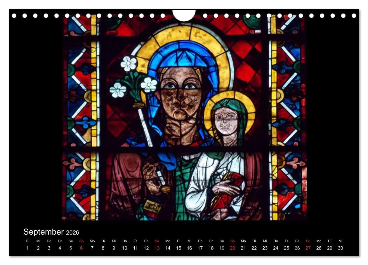 Bild: 9783516225464 | Bilder aus Licht - Notre Dame de Chartres (Wandkalender 2026 DIN A4...