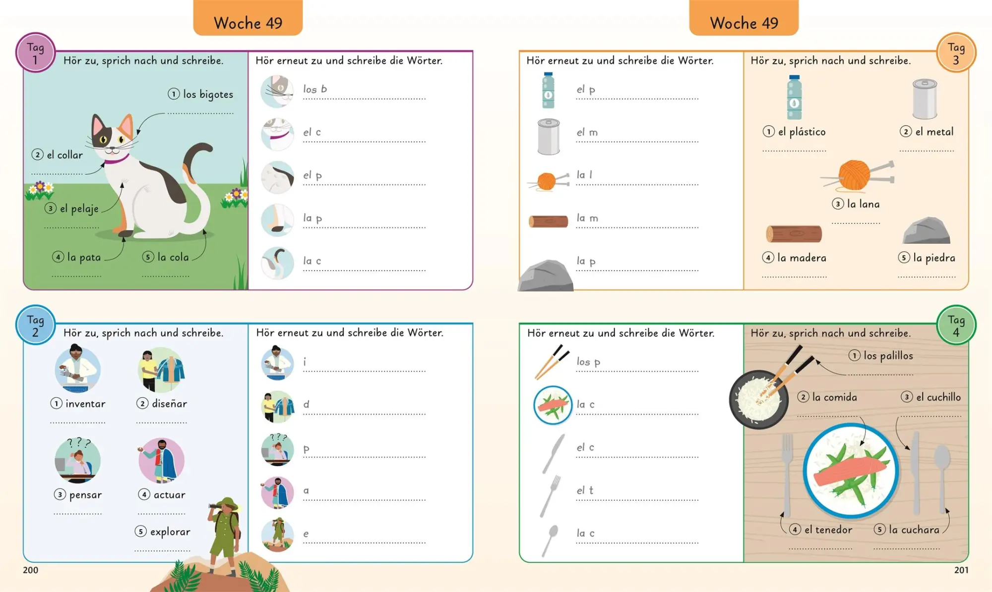 Bild: 9783831045464 | Spanisch für clevere Kids - 5 Wörter am Tag | DK Verlag - Kids | Buch