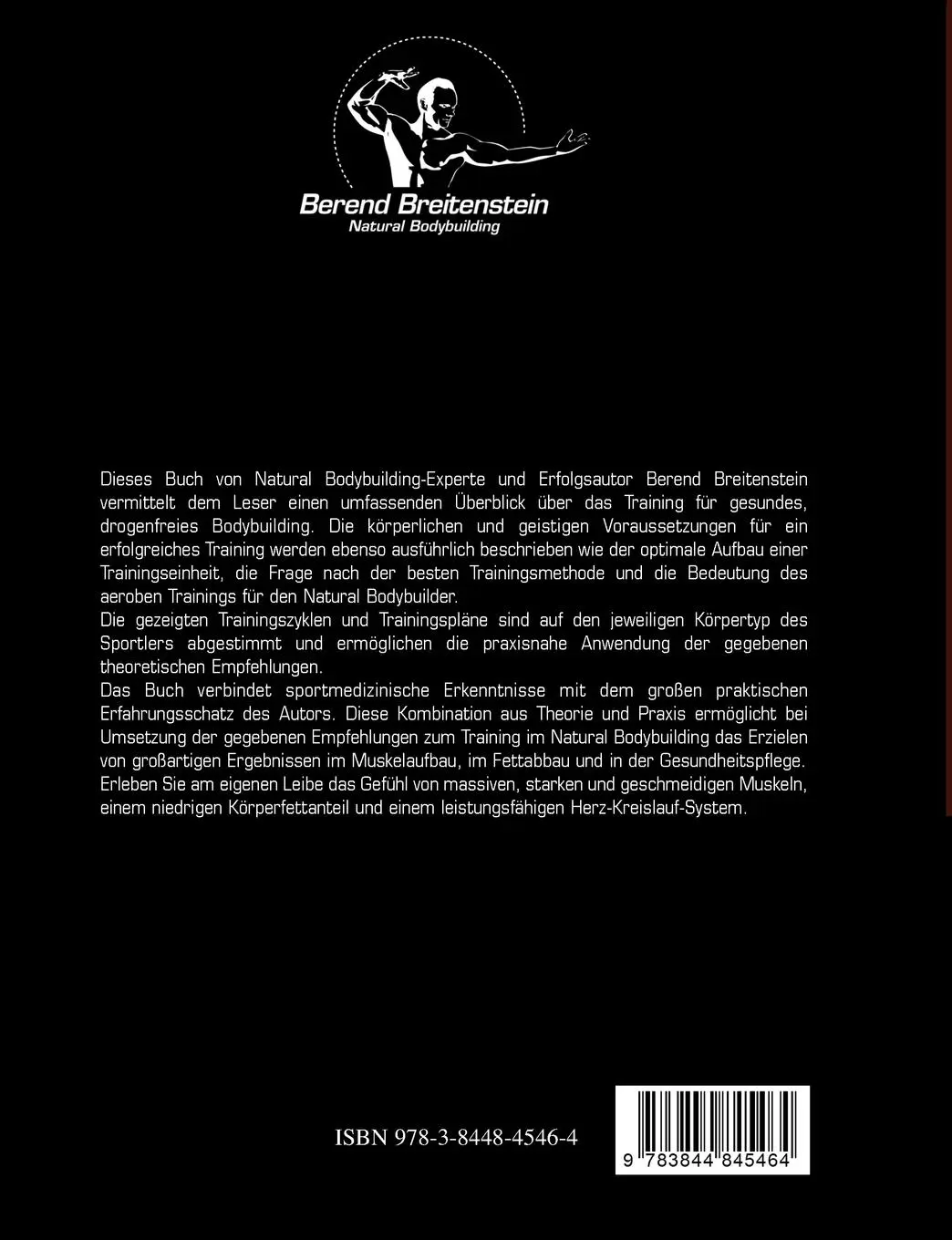 Rückseite: 9783844845464 | Bodybuilding Training | Muskelaufbau, Fettabbau, Gesundheit | Buch