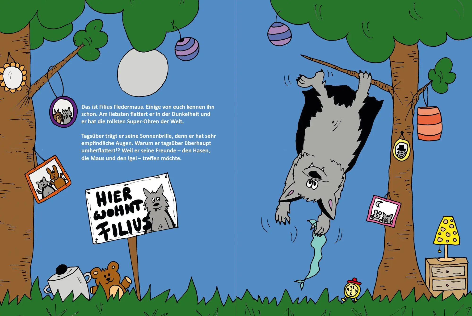 Bild: 9783960745464 | Filius Fledermaus und seine Freunde | Zwei Bücher in einem Band | Buch