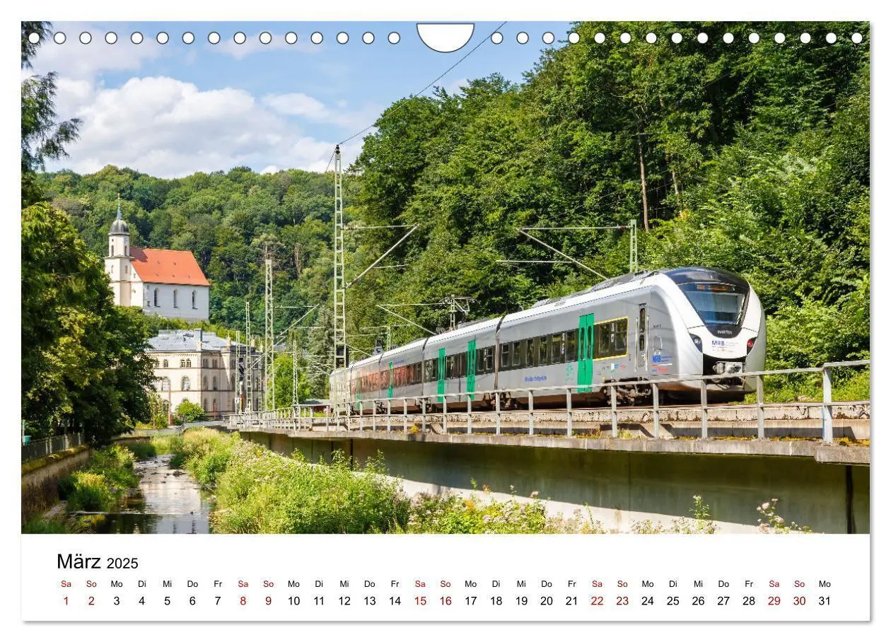 Bild: 9783435035564 | Eisenbahn in Deutschland (Wandkalender 2025 DIN A4 quer), CALVENDO...