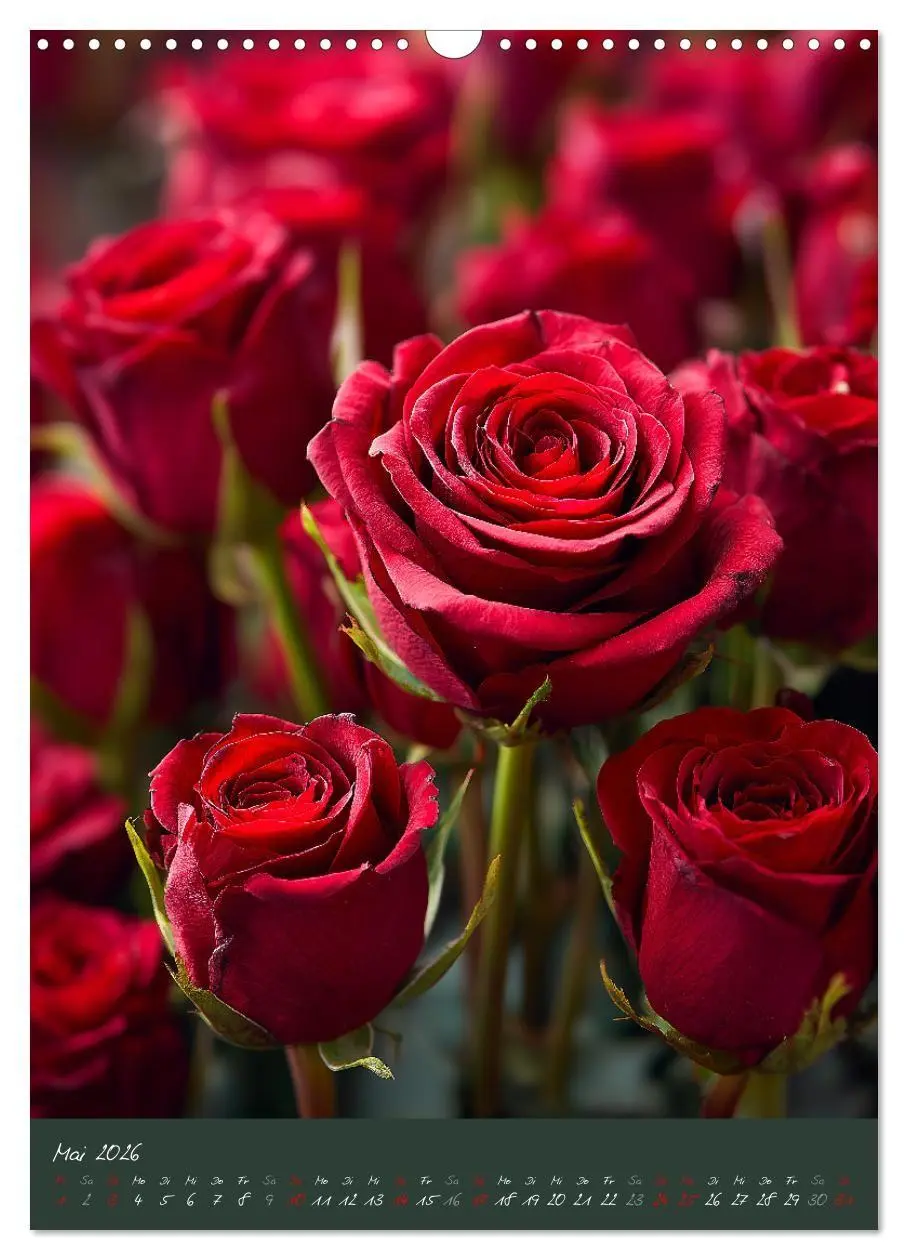Bild: 9783516695564 | Rosen - Königin der Blumen (Wandkalender 2026 DIN A3 hoch),...