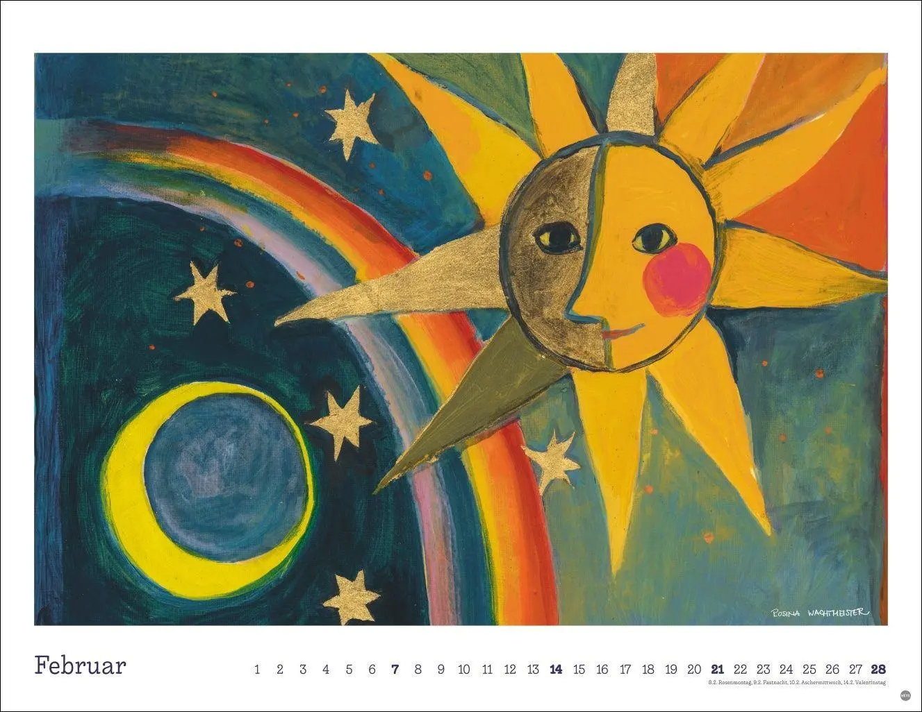 Bild: 9783756415564 | Rosina Wachtmeister Posterkalender 2027 | Rosina Wachtmeister | 14 S.