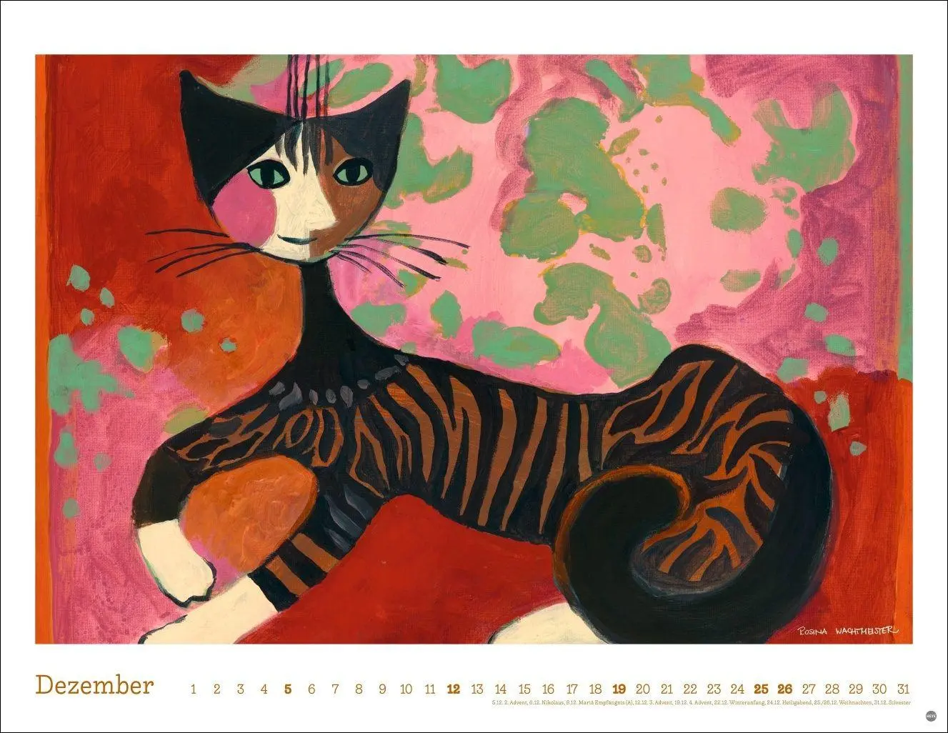 Bild: 9783756415564 | Rosina Wachtmeister Posterkalender 2027 | Rosina Wachtmeister | 14 S.
