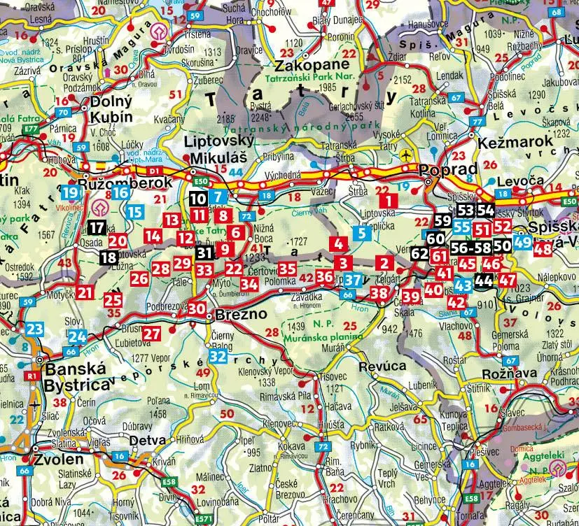 Bild: 9783763345564 | Niedere Tatra und Slowakisches Paradies | 62 Touren. Mit GPS-Tracks