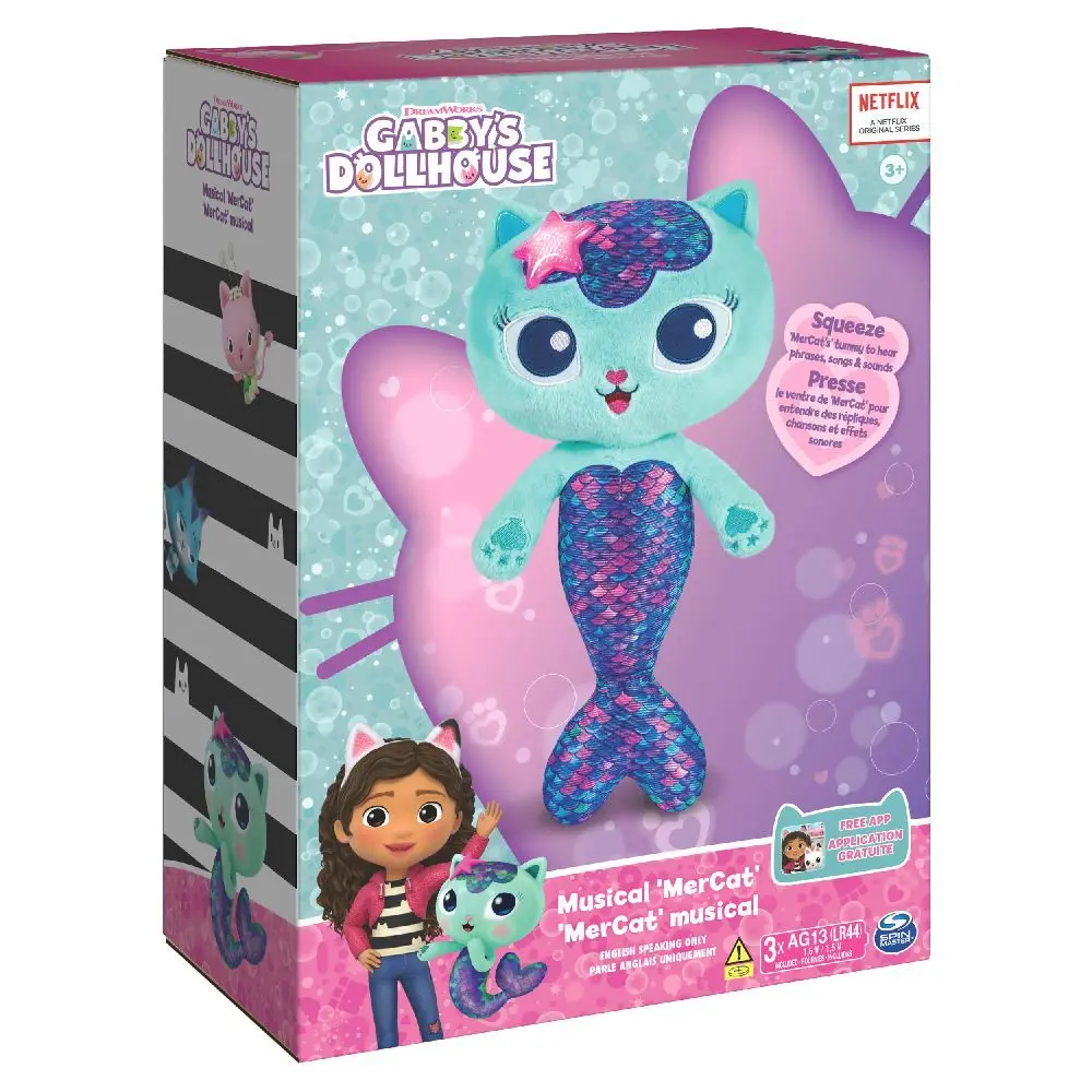 Cover: 778988425664 | Gabby's Dollhouse Feature MerCat Plüsch | In Karton | 42566 | Deutsch