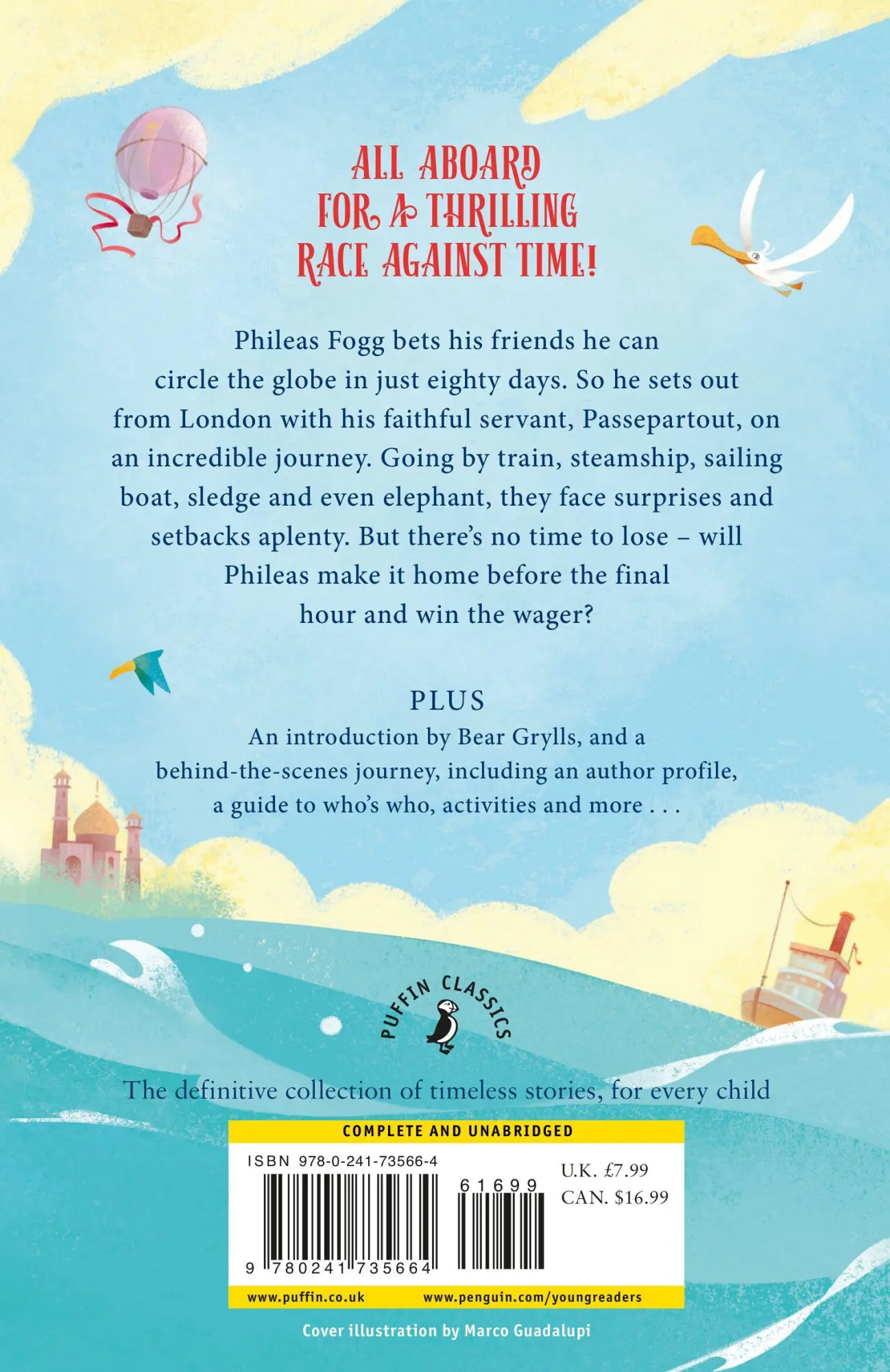 Rückseite: 9780241735664 | Around the World in Eighty Days | Jules Verne | Taschenbuch | Englisch