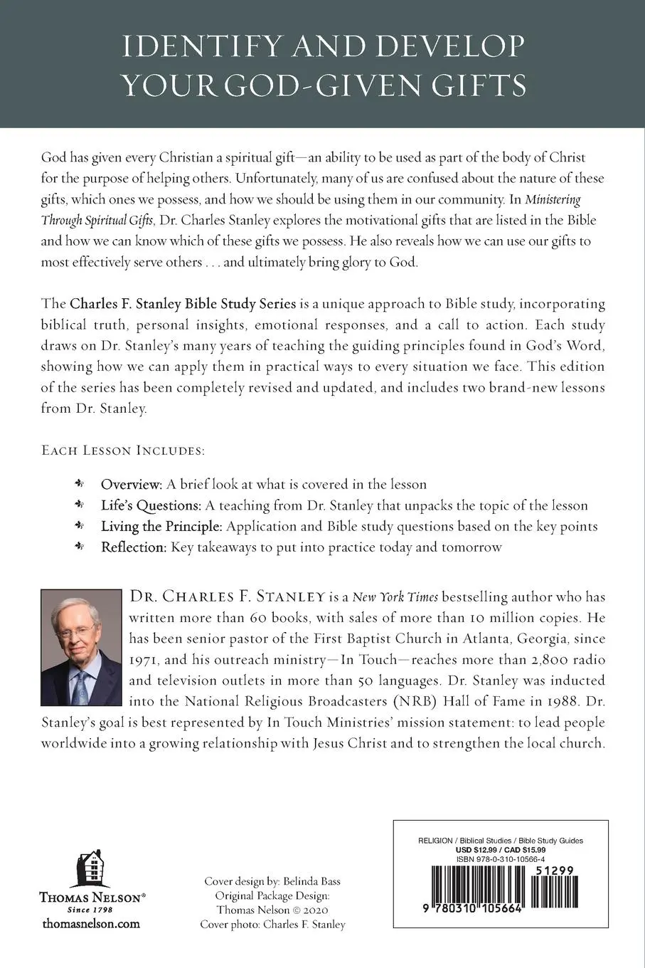 Rückseite: 9780310105664 | Ministering Through Spiritual Gifts | Charles F. Stanley | Taschenbuch