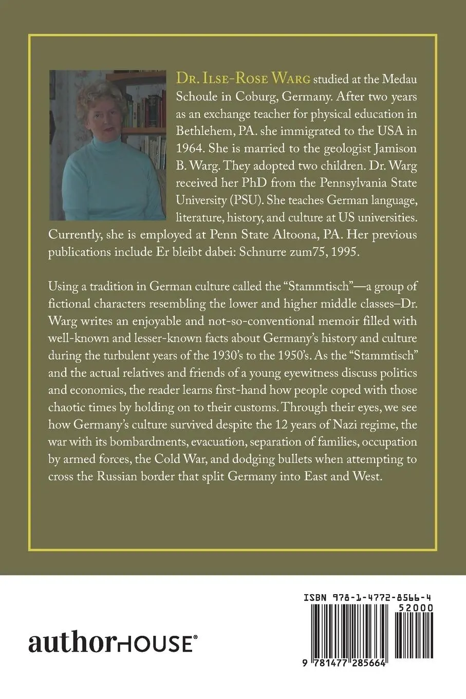 Rückseite: 9781477285664 | To Cope and To Prevail | German Life in WWII and its Aftermath | Warg