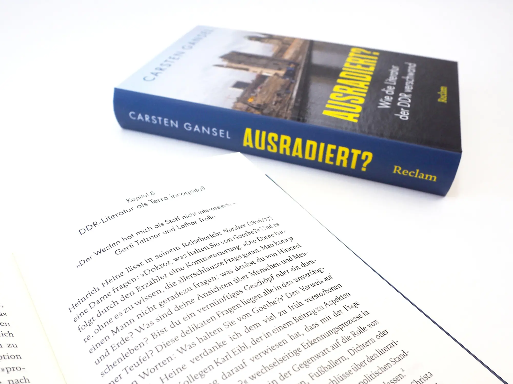 Bild: 9783150115664 | Ausradiert? | Wie die Literatur der DDR verschwand | Carsten Gansel