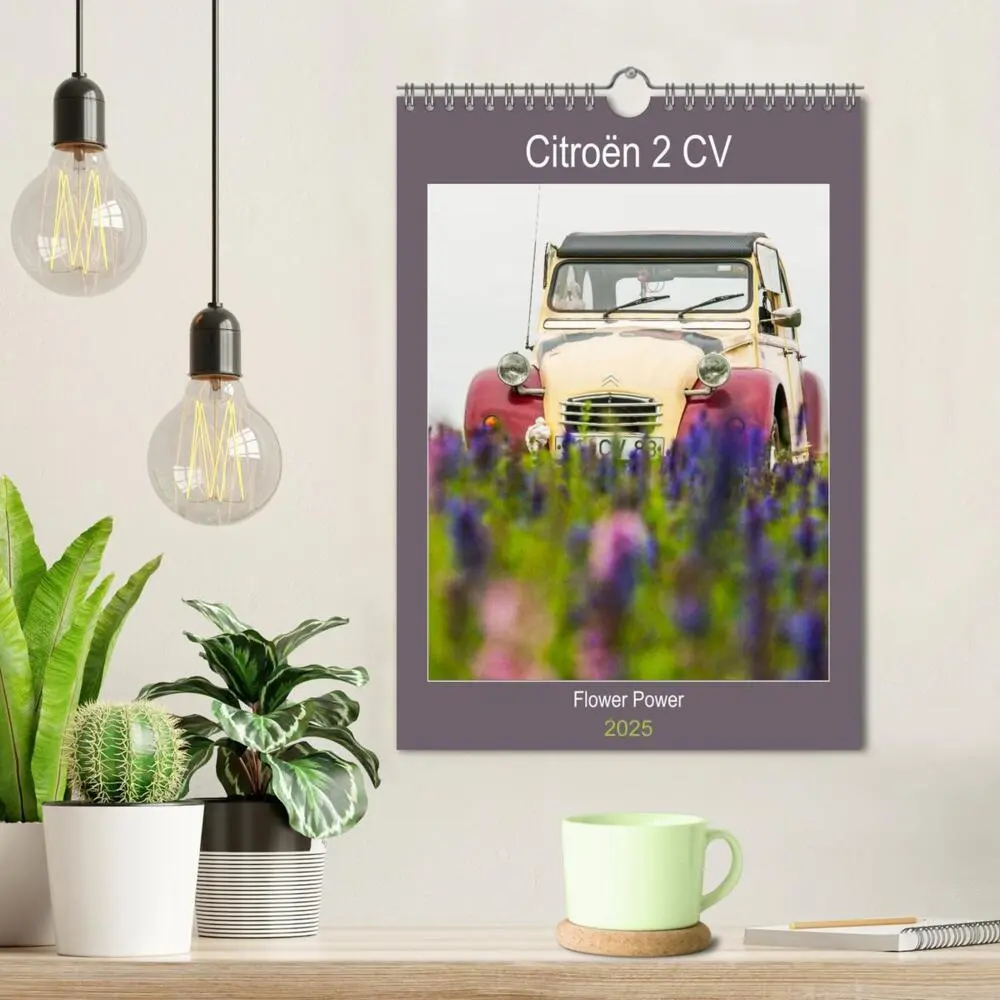 Bild: 9783435955664 | Citroën 2 CV - Flower Power (Wandkalender 2025 DIN A4 hoch),...