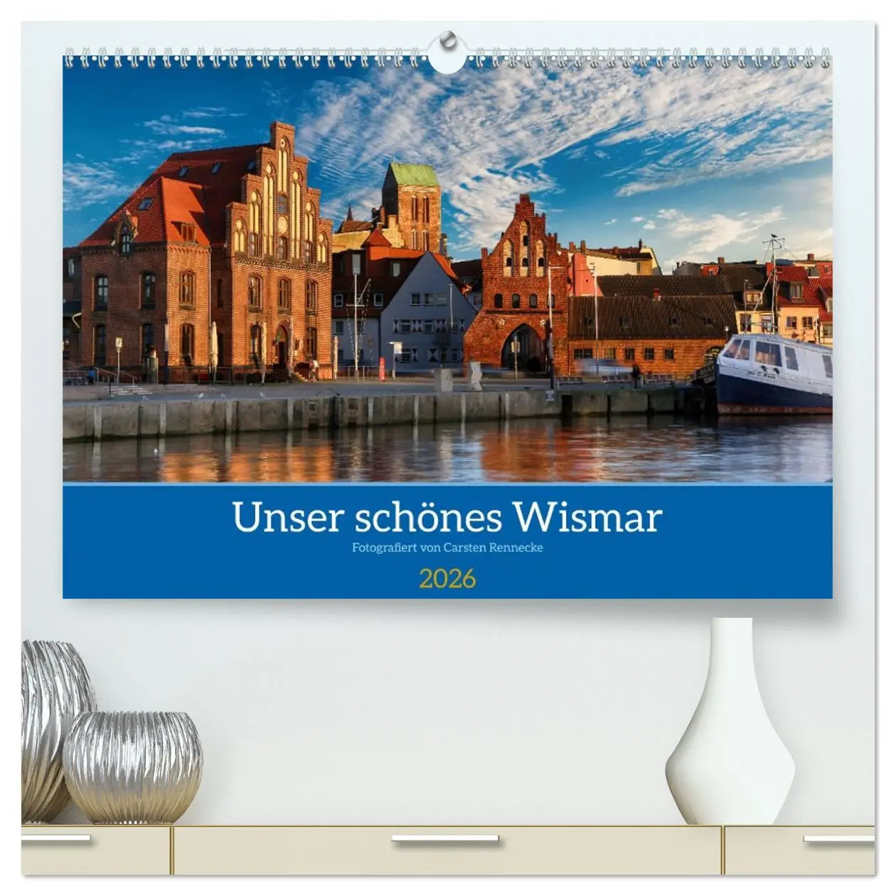 Cover: 9783457425664 | Unser schönes Wismar (hochwertiger Premium Wandkalender 2026 DIN A2...