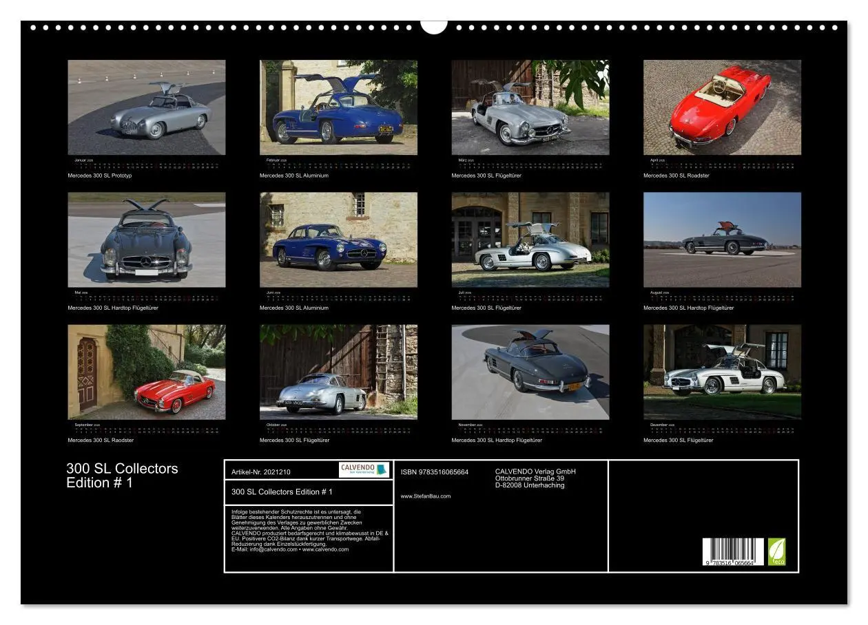 Bild: 9783516065664 | 300 SL Collectors Edition # 1 (Wandkalender 2026 DIN A2 quer),...
