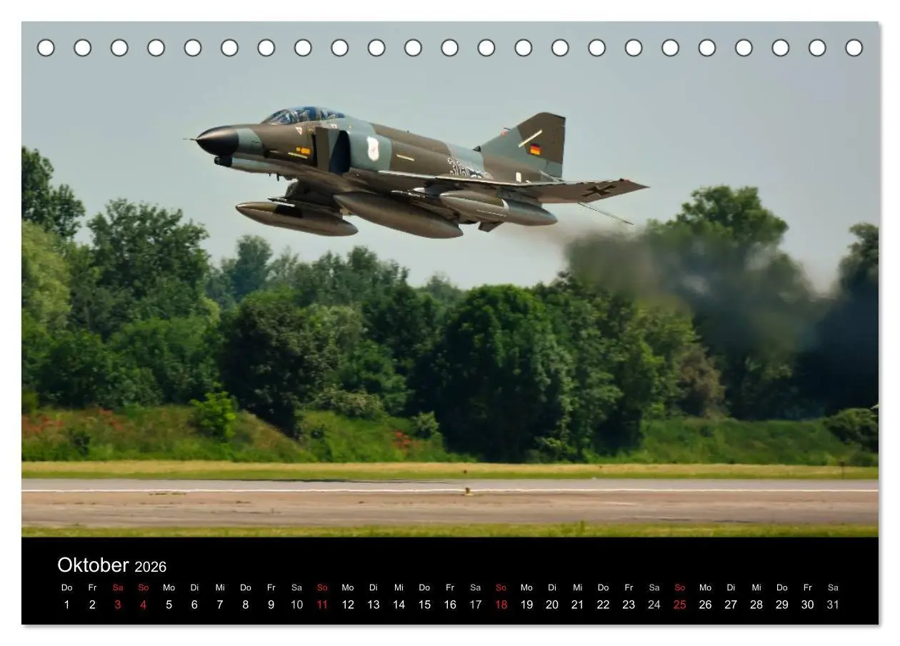 Bild: 9783516135664 | Phantoms bei der Luftwaffe (Tischkalender 2026 DIN A5 quer),...