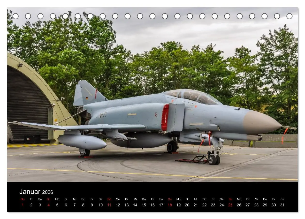 Bild: 9783516135664 | Phantoms bei der Luftwaffe (Tischkalender 2026 DIN A5 quer),...