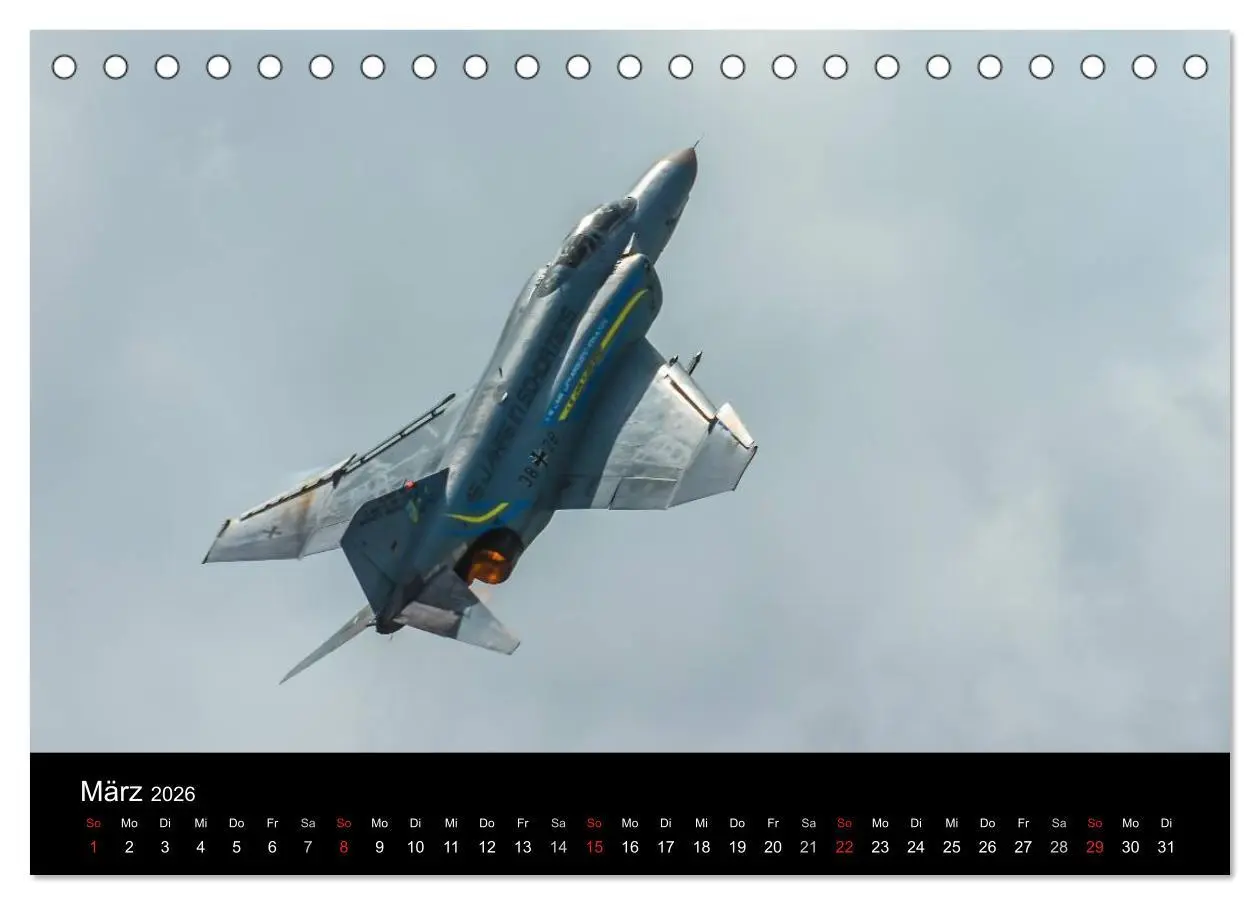 Bild: 9783516135664 | Phantoms bei der Luftwaffe (Tischkalender 2026 DIN A5 quer),...