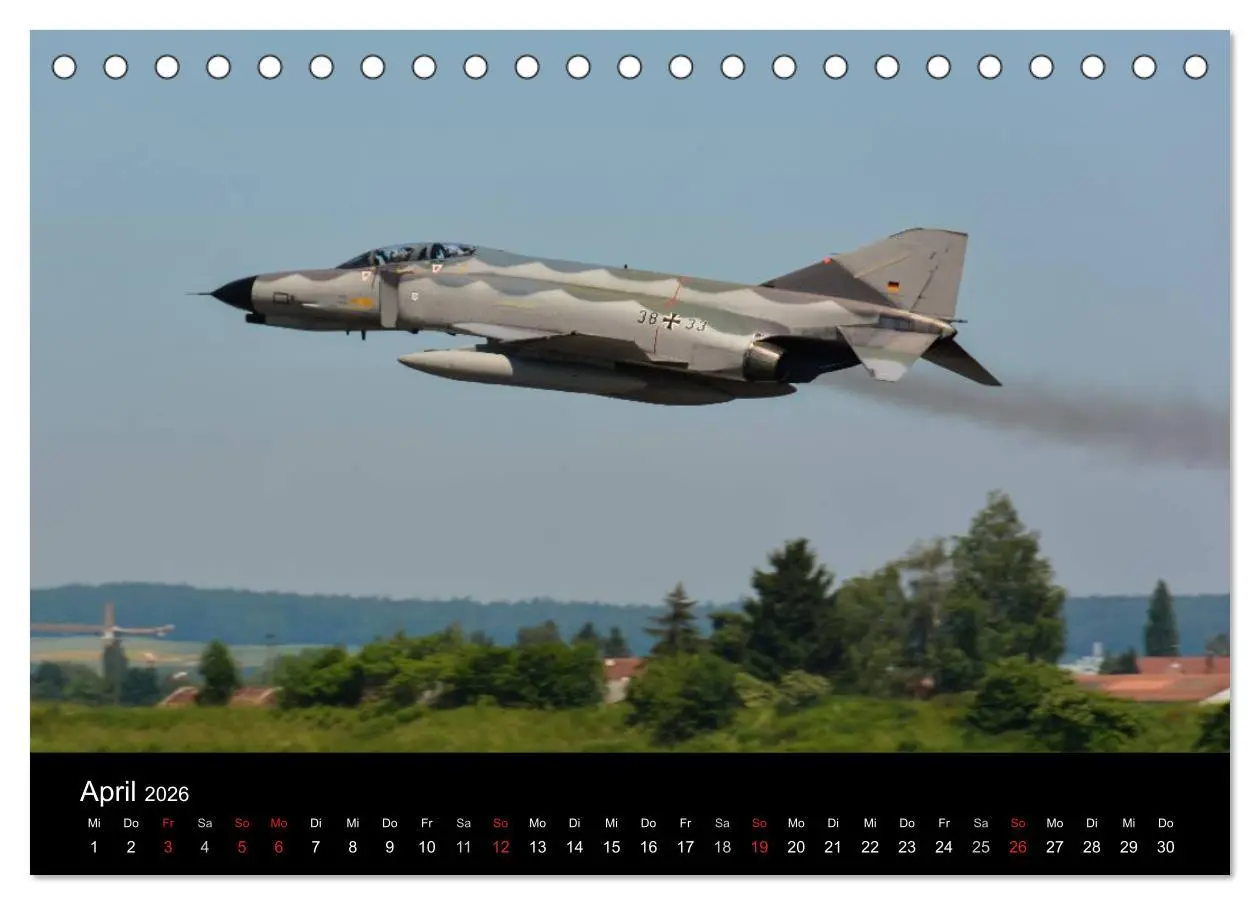 Bild: 9783516135664 | Phantoms bei der Luftwaffe (Tischkalender 2026 DIN A5 quer),...