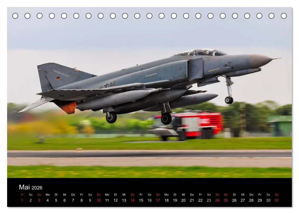 Bild: 9783516135664 | Phantoms bei der Luftwaffe (Tischkalender 2026 DIN A5 quer),...