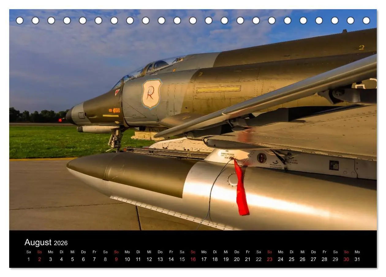 Bild: 9783516135664 | Phantoms bei der Luftwaffe (Tischkalender 2026 DIN A5 quer),...