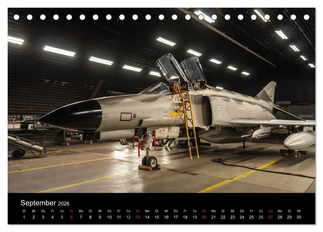 Bild: 9783516135664 | Phantoms bei der Luftwaffe (Tischkalender 2026 DIN A5 quer),...