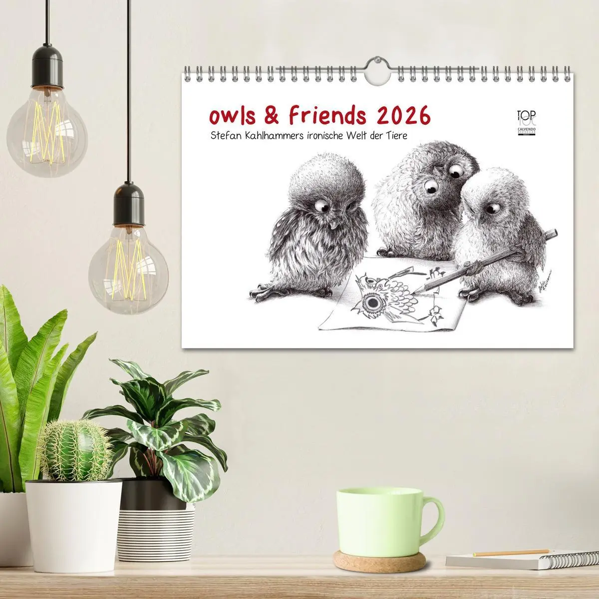Bild: 9783516205664 | owls &amp; friends 2026 (Wandkalender 2026 DIN A4 quer), CALVENDO...