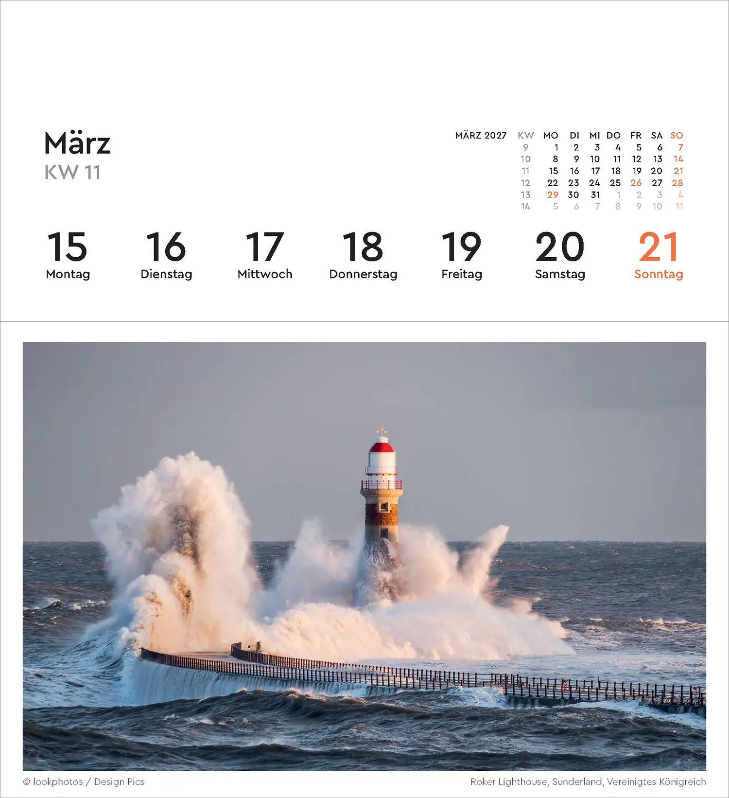 Bild: 9783965915664 | Leuchttürme - KUNTH Postkartenkalender 2027 | Kalender | 53 S. | 2027