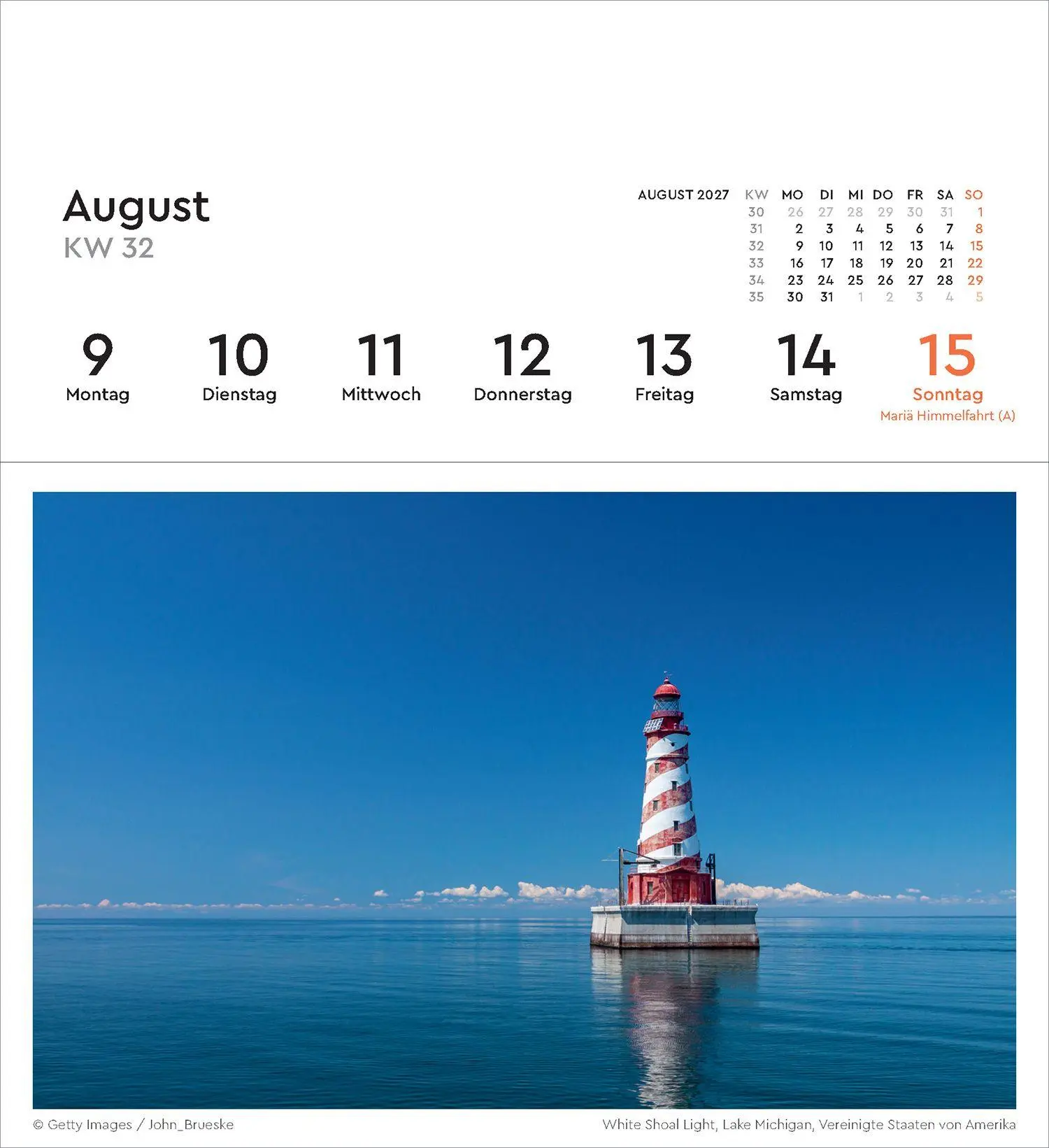 Bild: 9783965915664 | Leuchttürme - KUNTH Postkartenkalender 2027 | Kalender | 53 S. | 2027