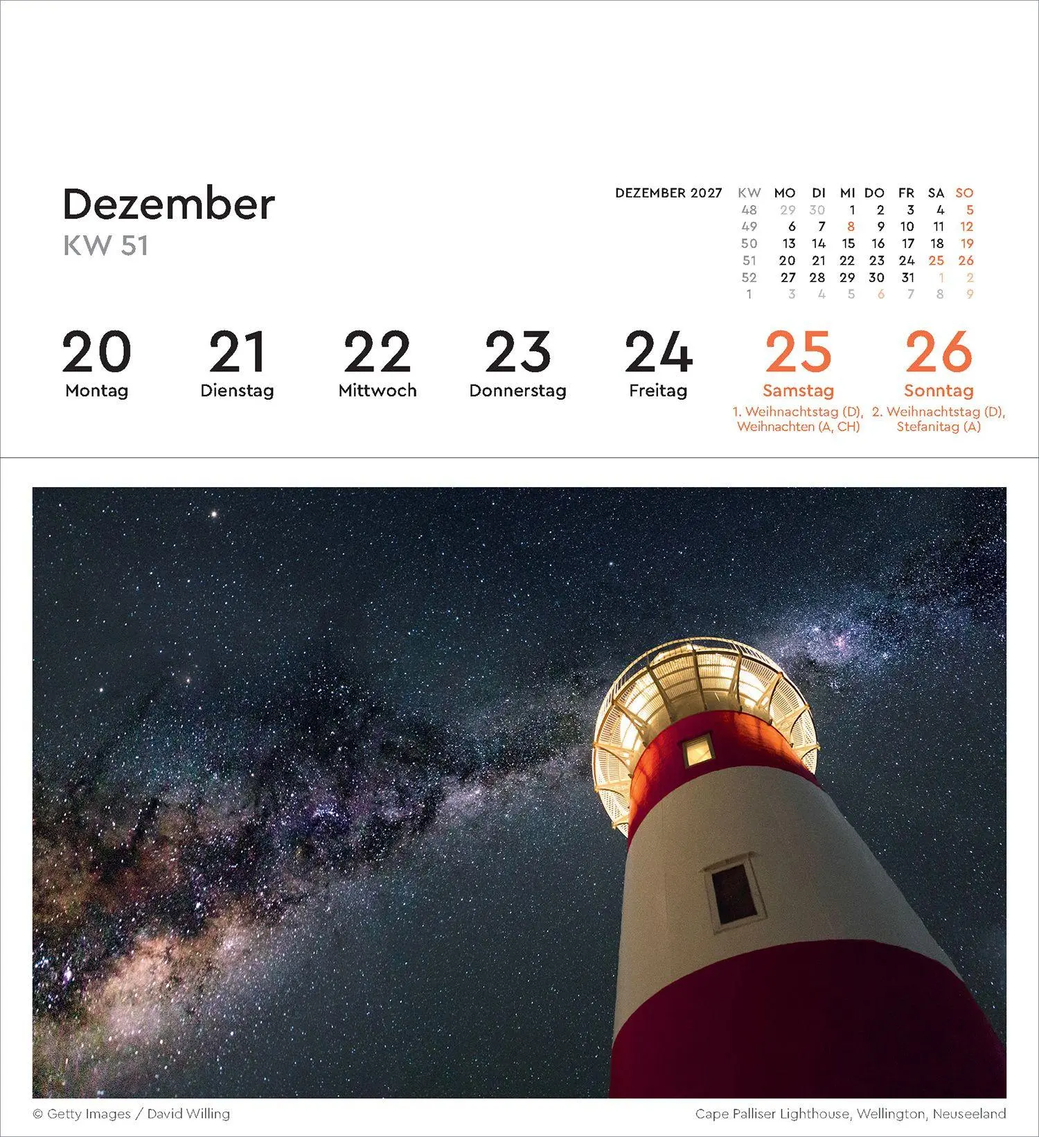 Bild: 9783965915664 | Leuchttürme - KUNTH Postkartenkalender 2027 | Kalender | 53 S. | 2027