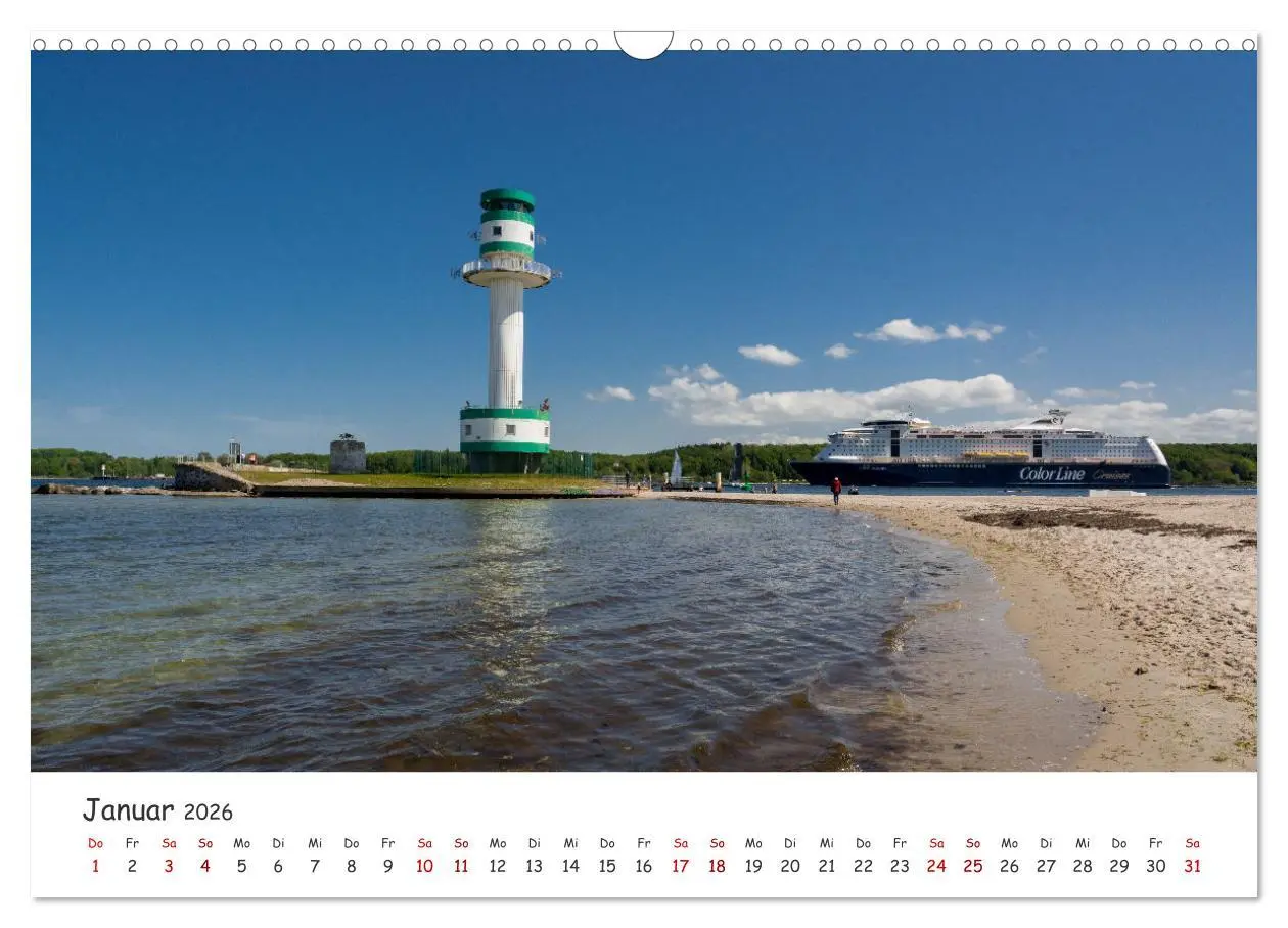 Bild: 9783457585764 | Kieler Förde genießen (Wandkalender 2026 DIN A3 quer), CALVENDO...