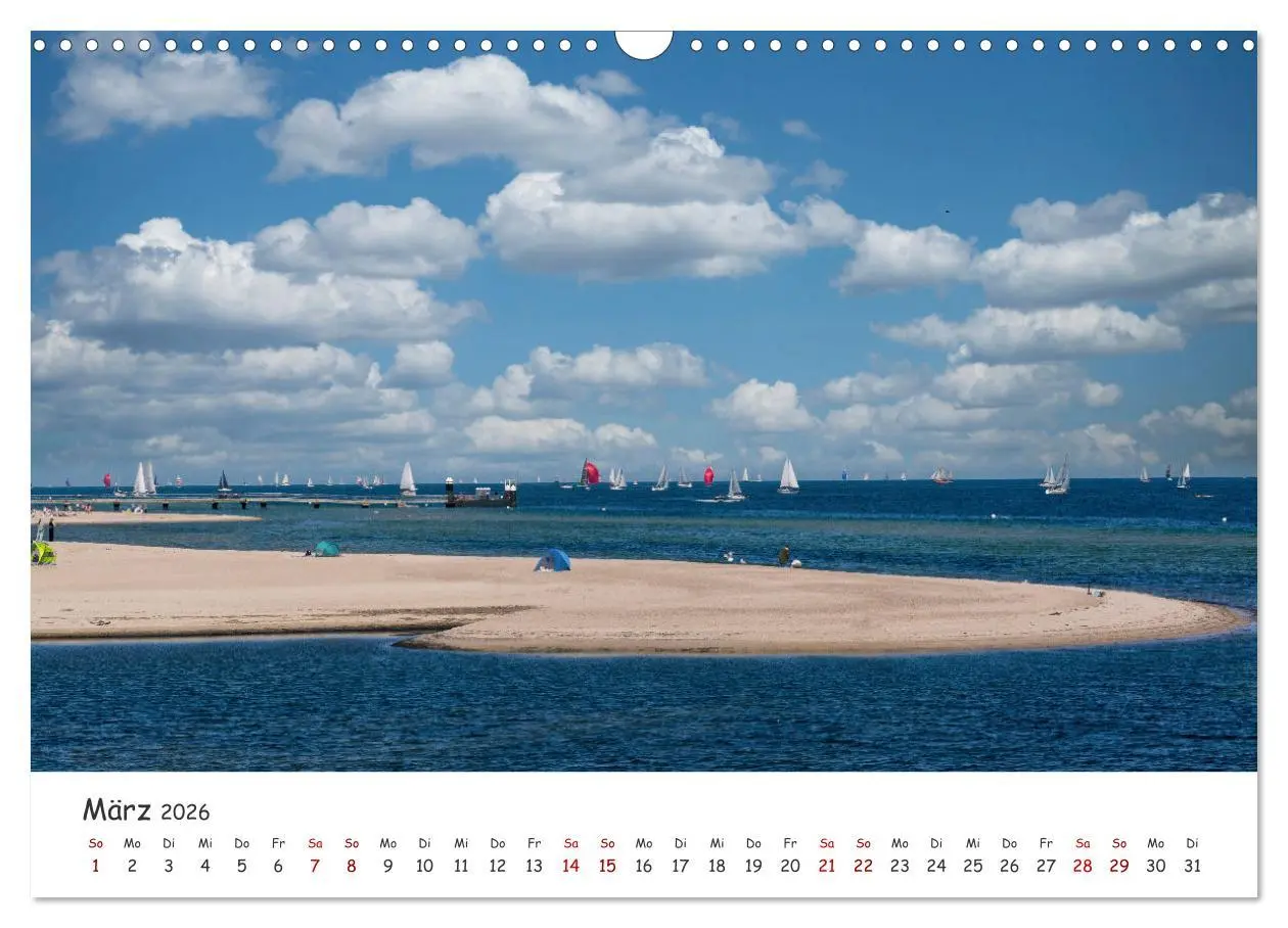 Bild: 9783457585764 | Kieler Förde genießen (Wandkalender 2026 DIN A3 quer), CALVENDO...