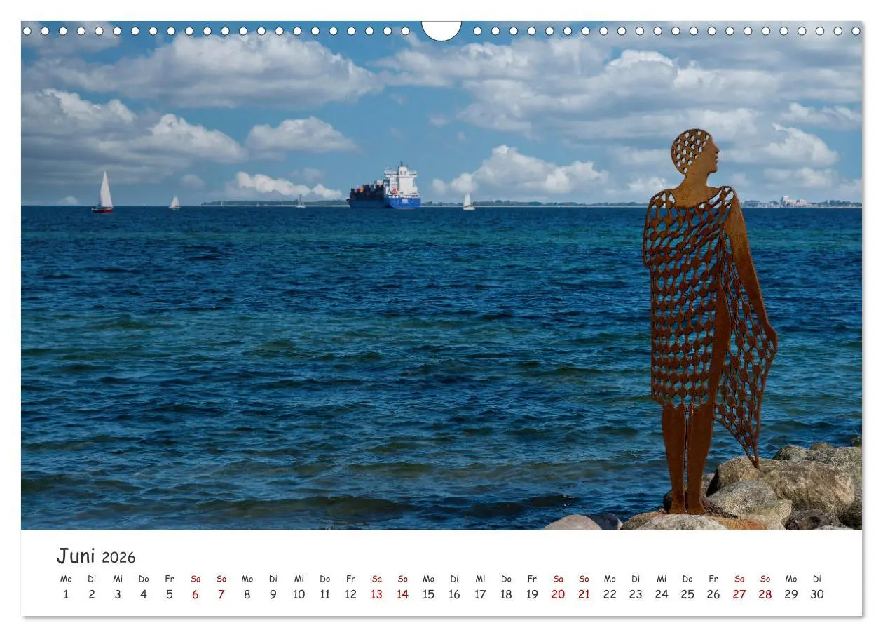 Bild: 9783457585764 | Kieler Förde genießen (Wandkalender 2026 DIN A3 quer), CALVENDO...