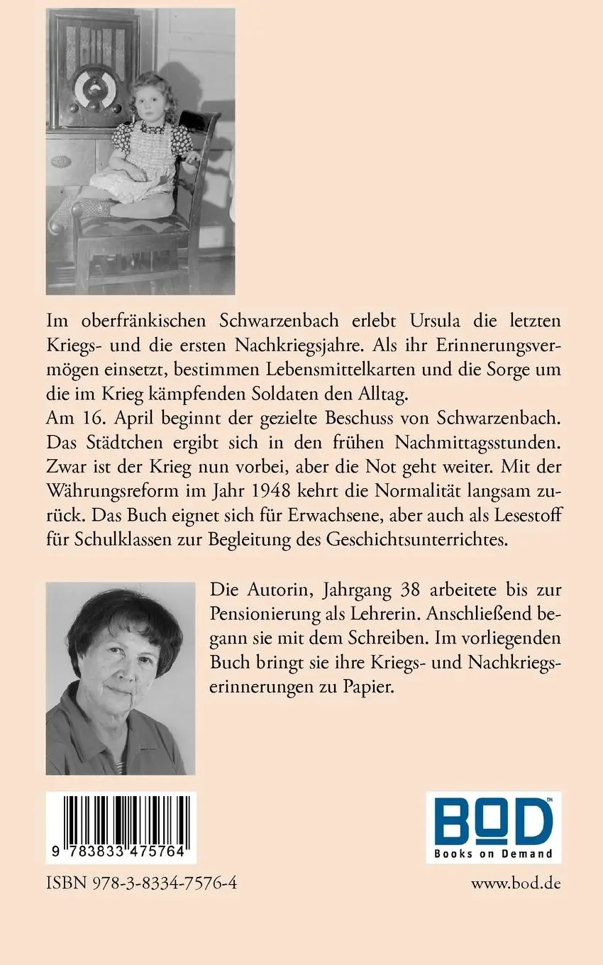 Rückseite: 9783833475764 | Kindheit unterm Hakenkreuz | 60 Jahre danach | Ursula Nies | Buch