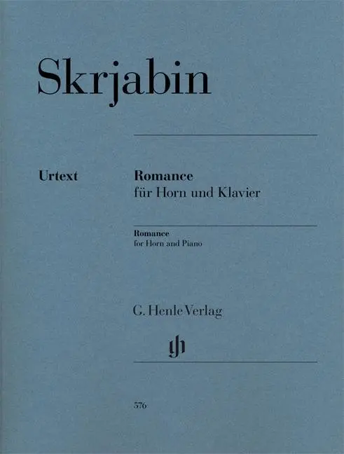 Cover: 9790201805764 | Alexander Skrjabin - Romance für Horn und Klavier | Skrjabin | Buch
