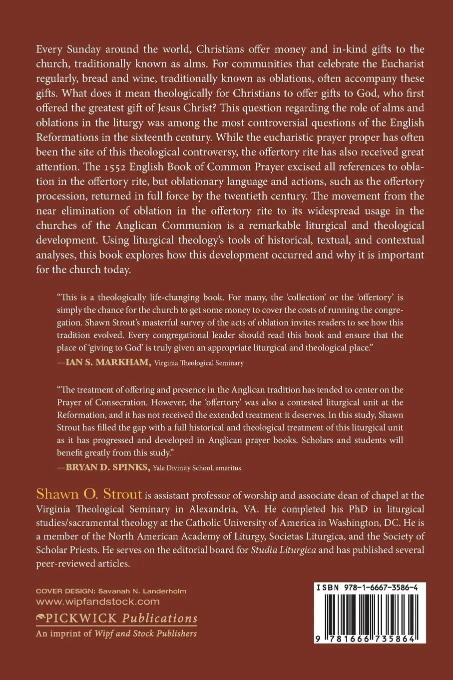 Rückseite: 9781666735864 | Of Thine Own Have We Given Thee | Shawn O. Strout | Taschenbuch | 2023