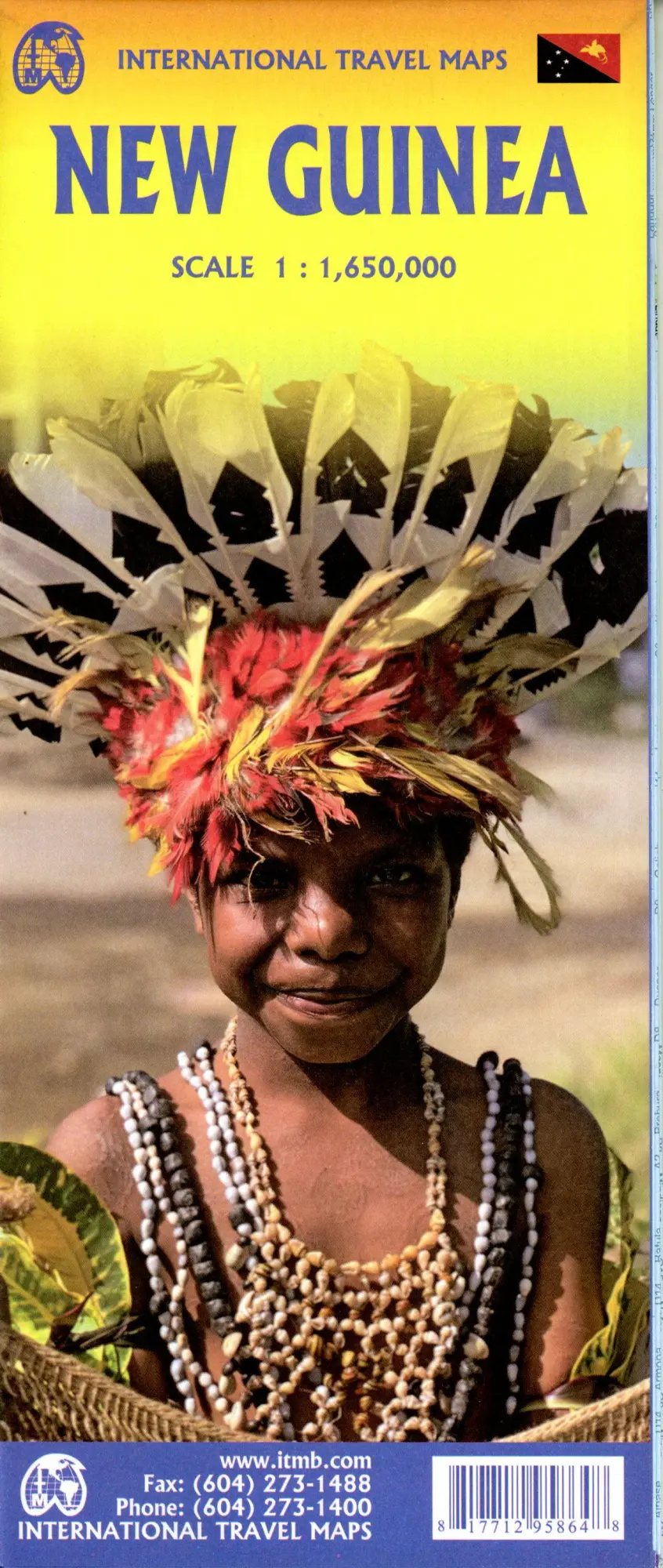 Cover: 9781771295864 | New Guinea | 1:1650000 | (Land-)Karte | International Travel Map