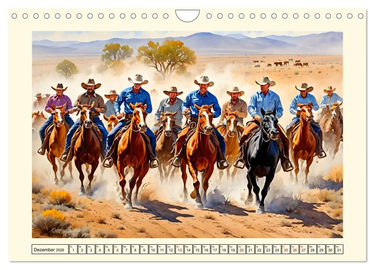 Bild: 9783457265864 | Nostalgie - der Wilde Westen (Wandkalender 2026 DIN A4 quer),...