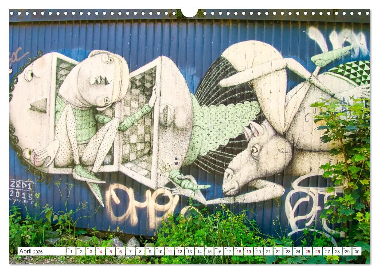 Bild: 9783457645864 | Graffiti: Die Kunst der Straße (Wandkalender 2026 DIN A3 quer),...