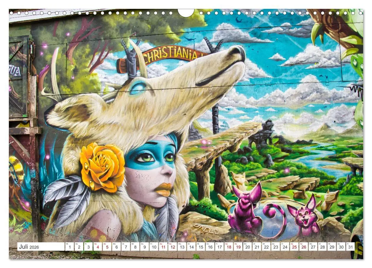 Bild: 9783457645864 | Graffiti: Die Kunst der Straße (Wandkalender 2026 DIN A3 quer),...