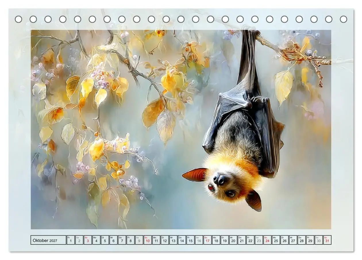 Bild: 9783516805864 | Flughunde. Anmut in stimmungsvollen Naturszenen (Tischkalender 2027...