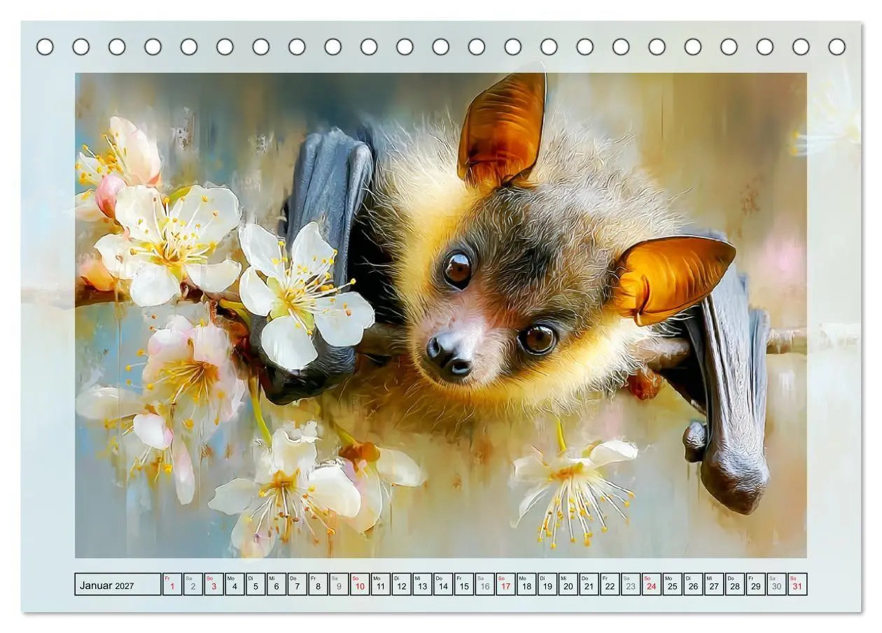 Bild: 9783516805864 | Flughunde. Anmut in stimmungsvollen Naturszenen (Tischkalender 2027...