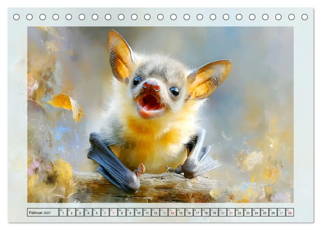 Bild: 9783516805864 | Flughunde. Anmut in stimmungsvollen Naturszenen (Tischkalender 2027...